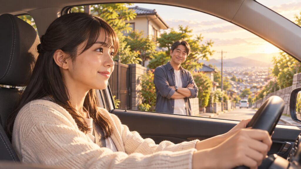 娘が運転席に座る日